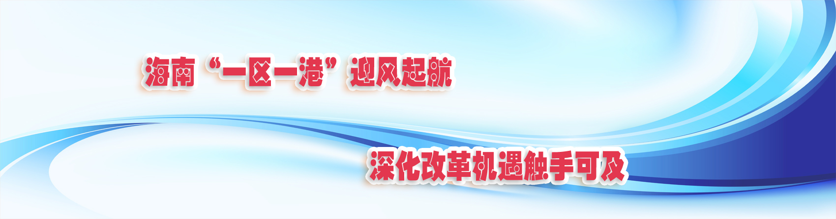 海南“一區(qū)一港”迎風(fēng)起航 深化改革機遇觸手可及